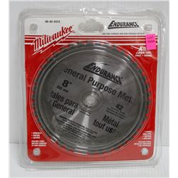 MILWAUKEE 8" GENERAL PURPOSE METAL SAWBLADE