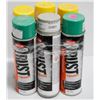 Image 1 : LOT OF 6 CANS RUSTOLEUM ENAMEL SPRAY PAINT