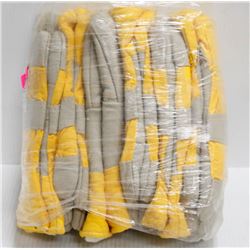 6 PAIRS OF LEATHER INSULATED WINTER WORK GLOVES