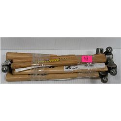 BUNDLE OF 7 BALL PEIN HAMMERS 4OZ