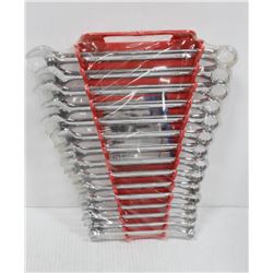 GRAY TOOLS 15 PIECE METRIC COMBINATION WRENCH SET