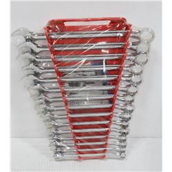 GRAY TOOLS 15 PIECE METRIC COMBINATION WRENCH SET