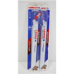 TWO 5 PACKS OF LENNOX 8" 10TPI SAWZALL BLADES