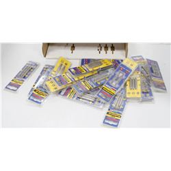BOX OF ASSORTED MEGA PRO DRILL BITS