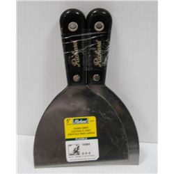 LOT OF 2 RICHARD 5" FLEXIBLE TAPING KNIVES