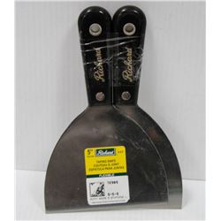 LOT OF 2 RICHARD 5" WALL SCRAPERS