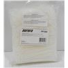 Image 1 : BAG OF AURORA 4" WHITE CABLE TIES APPROX. 200