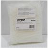 Image 1 : BAG OF AURORA 4" WHITE CABLE TIES APPROX. 200