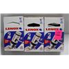 Image 1 : LOT OF 3 LENOX 1-1/4" HOLESAW BITS