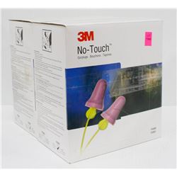 2 CASES OF 3M NO TOUCH EARPLUGS NOISE REDUCTION