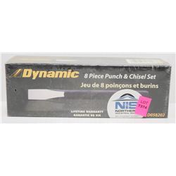 DYNAMIC 8 PIECE PUNCH AND CHISEL SET