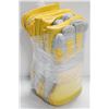 Image 1 : BUNDLE OF 6 SPLIT COW HIDE GLOVES YELLOW SIZE 2XL