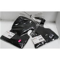 LOT OF 2 ZENITH FLEECE BALACLAVAS, BLACK