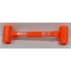 LOT OF 2 ORANGE RUBBER MALLETS