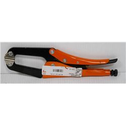 GRIP-ON 12" LOCKING SLIM C-CLAMP PLIERS