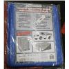 Image 1 : KLETON STANDARD DUTY BLUE TARP 10FT X 12FT