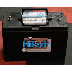 HITECH 12VT MARINE BATTERY; TOP POST/ PART# 24M6