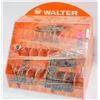 Image 1 : WALTER ORANGE DRILL BIT DISPLAY CASE W/ CONTENTS