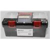 Image 1 : AURORA BLACK TOOL BOX W/ 2 TRAYS & PARTS BOX