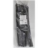 Image 1 : 100 PK OF 15.5" BLACK CABLE TIES