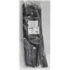 Image 1 : 100 PK OF 15.5" BLACK CABLE TIES