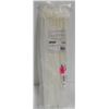 Image 1 : 100PK OF 15.5" WHITE CABLE TIES