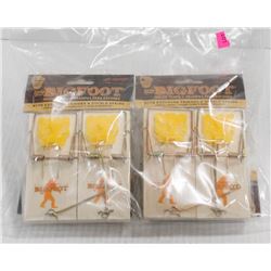 BAG OF BIG FOOT MOUSE TRAPS