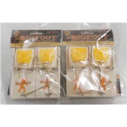BAG OF BIG FOOT MOUSE TRAPS
