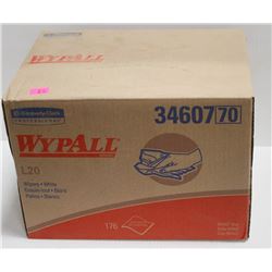 BOX OF 176 WYPALL WHITE WIPERS