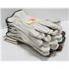 Image 1 : 6 PAIR OF ASSORTED LEATHER WORK GLOVES; SIZE MED