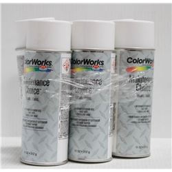 6 PACK OF COLORWORKS MAINTENANCE CHOICE ENAMEL