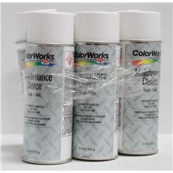 6 PACK OF COLORWORKS MAINTENANCE CHOICE ENAMEL