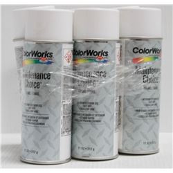 6 PACK OF COLORWORKS MAINTENANCE CHOICE ENAMEL