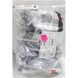 LOT OF SIX 3M SAFETY GLASSES; INDOOR/ OUTDOOR