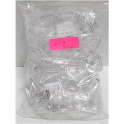 LOT OF SIX 3M SAFETY GLASSES; INDOOR/ OUTDOOR