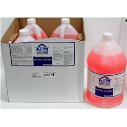CASE OF FOUR 4L NIS COMMERCIAL NEUTRAL CLEANER