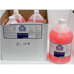 CASE OF FOUR 4L NIS COMMERCIAL NEUTRAL CLEANER