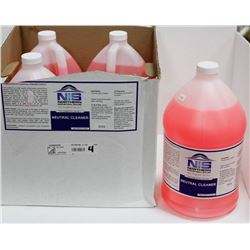 CASE OF FOUR 4L NIS COMMERCIAL NEUTRAL CLEANER
