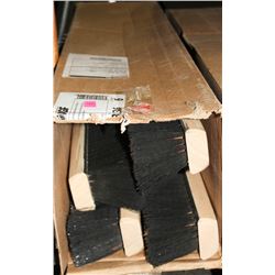 BOX OF 6 PUSH BROOM HEADS - ASSORTED SIZES