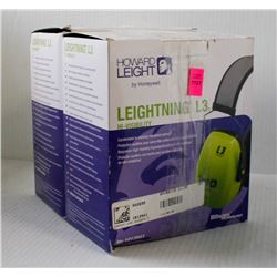 LOT OF 2 HOWARD LEIGHT LEIGHTNING L3 HI- VIS