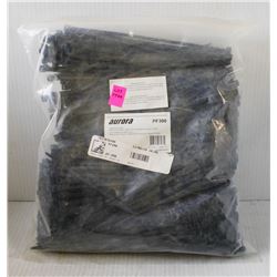 AURORA 100PK OF 8" BLACK CABLE TIES