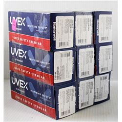 9PK OF UVEX S3241X VAPOR BLUE FRAME/ ESPRESSO XTR