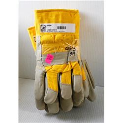 4 PAIRS OF OIL PATCH LEATHER PALM/ BOA LINING