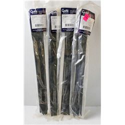 BUNDLE OF 4 GROTE 25PC 14.6" NYLON CABLE TIES