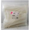 Image 1 : AURORA 1000PC 11" PF391 WHITE CABLE TIES