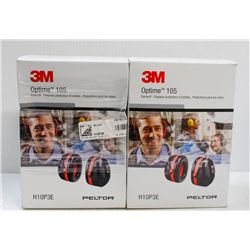 2 BOXES OF 3M EARMUFFS H10P3E PELTOR;