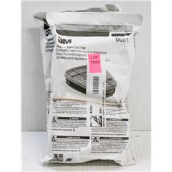 BUNDLE OF 2- 2PC 3M 6001 ORGANIC VAPOR CARTRIDGES