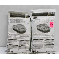 BUNDLE OF 2- 2PC 3M 6005 FORMALDEHYDE/