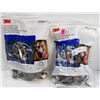 Image 1 : LOT OF 2- 3M 6300/07026 HALF FACEPEICE RESPIRATOR