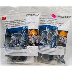 LOT OF 2- 3M 6503QL/ 49492* RUGGED COMFORT- QUICK